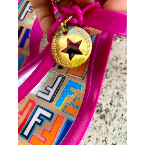 Fendi Sandals Pink Jelly - Picture 4 of 5